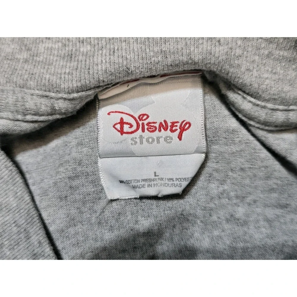 Winnie The Pooh Disney Store Houston T-Shirt size large Gray